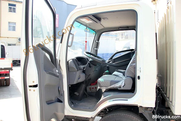 JAC Shuailing K340 120 hp 4X2(6 wheels) 4.13m Single Row Van Light Truck (Narrow Body) (Oil Brake) Cab (2) | 86Trucks