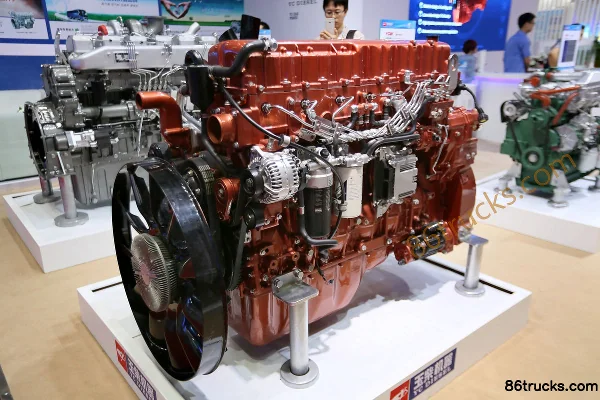 United Power YC6K1240-40 400 hp 12L China IV Diesel Engine Exterior (3) | 86Trucks
