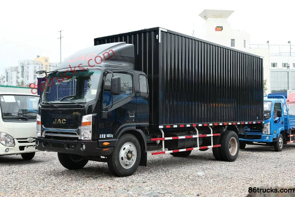 JAC Shuailing H470 141 ch 4X2(6 roues) camion léger fourgon 6,2 m cabine demi-avancée Extérieur (3) | 86Trucks