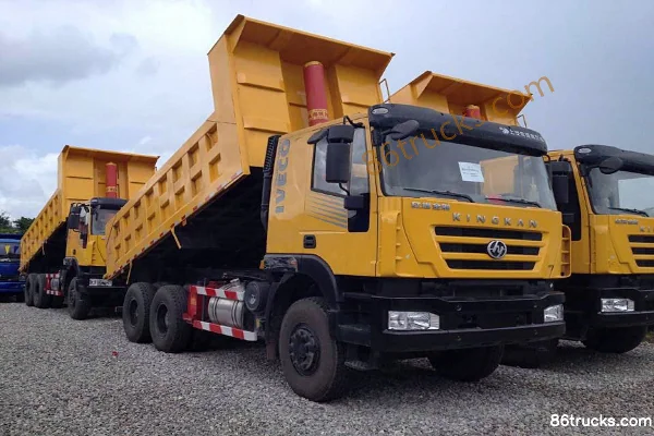Hongyan New King Kong 340 ch 6X4(10 roues) camion benne 5,8 m Extérieur (3) | 86Trucks