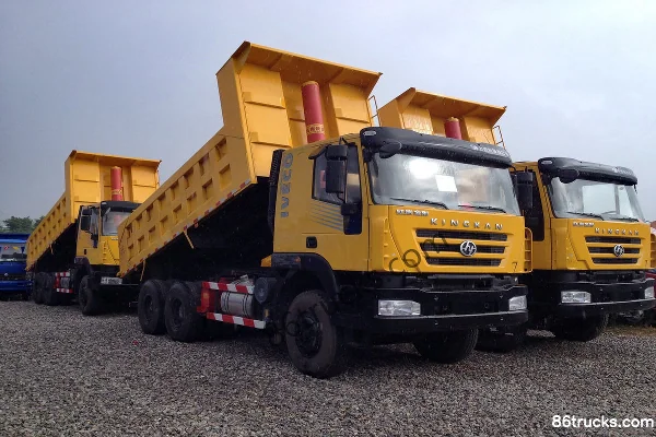 Hongyan New King Kong 340 ch 6X4(10 roues) camion benne 5,8 m Extérieur (2) | 86Trucks