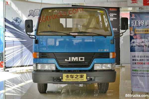 JMC Classic Shunda 102hp 4X2(6 wheels) 2.2m double-row flatbed light truck Exterior