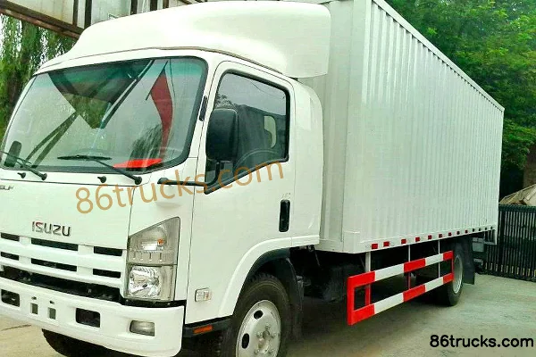 Qingling Isuzu 700P 189hp 4X2(6 wheels) 6.05m Single Row Van Cargo Truck Exterior (2) | 86Trucks
