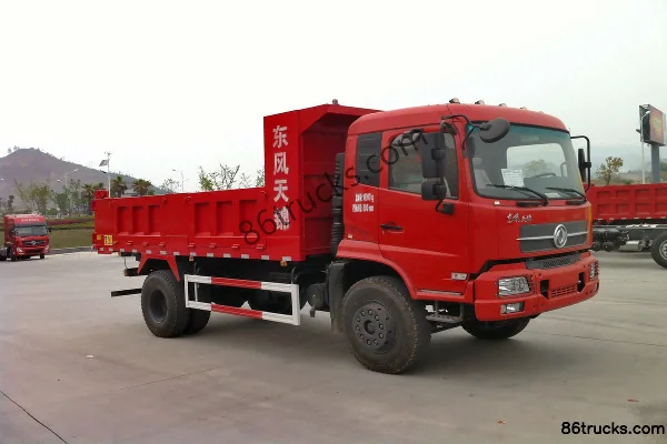Dongfeng Commercial Vehicle Tianjin camion moyen 220 ch 4X2(6 roues) camion benne 5,4 m Extérieur (2) | 86Trucks