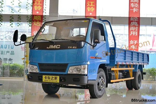 JMC Shunda version haut de gamme 109 ch 4X2(6 roues) 4,22 m camion porteur à ridelles cabine simple Extérieur (2) | 86Trucks