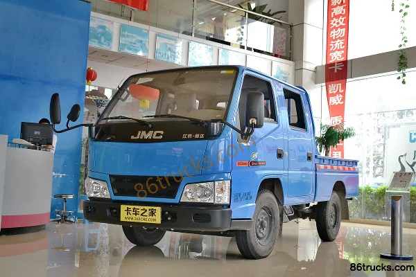 JMC Shunda cabine étroite 116ch 4X2(6 roues) camion léger à ridelles 2.14m biplace Extérieur (2) | 86Trucks
