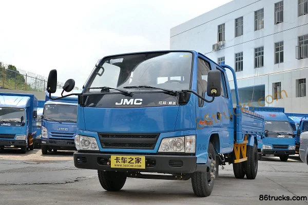 JMC Xinshunda 109 ch 4X2(6 roues) camion plateau double cabine 2,8 m (plateau bas) Extérieur (2) | 86Trucks