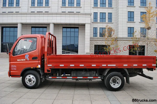 Foton Auling Jieyun 132hp 4X2(6 wheels) 5.2m single-row flatbed light truck Exterior (3) | 86Trucks