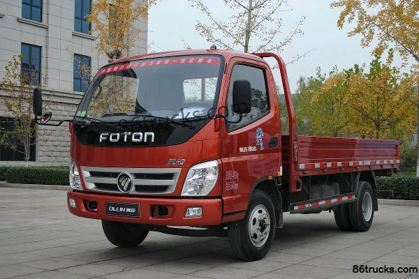 Foton Auling Jieyun 132hp 4X2(6 wheels) 5.2m single-row flatbed light truck Exterior (2) | 86Trucks