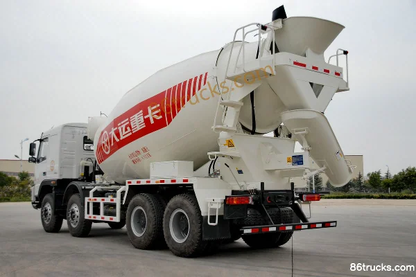 Dayun N8C Heavy Truck 340 hp 8X4(12 wheels) Concrete Mixer Truck Exterior (3) | 86Trucks