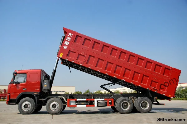 Dayun N8C Heavy Truck 340 hp 8X4(12 wheels) 7.4m Dump Truck Exterior (3) | 86Trucks