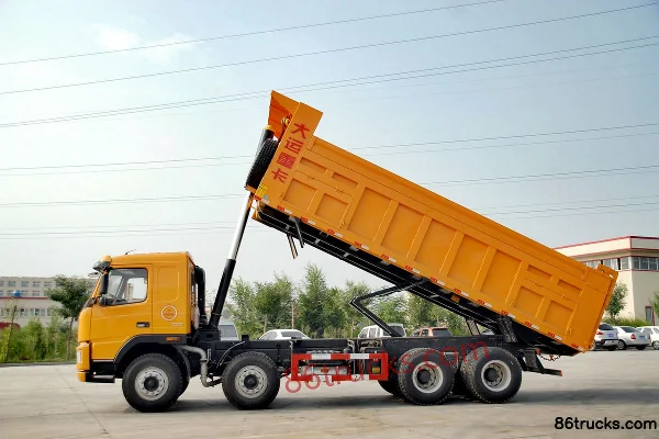 Dayun N8E Heavy Truck 290 hp 8X4(12 wheels) 7m Dump Truck Exterior (3) | 86Trucks