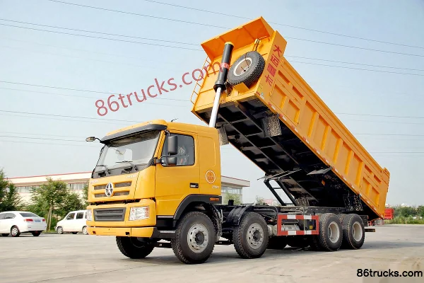 Dayun N8E Heavy Truck 290 hp 8X4(12 wheels) 7m Dump Truck Exterior (2) | 86Trucks