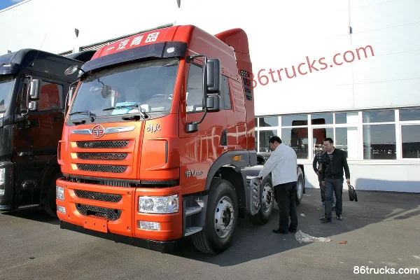 FAW Jiefang Qingdao HanV Heavy Truck 350 hp 6X2(8 wheels) Tractor Truck (Fast Gear) Exterior (2) | 86Trucks