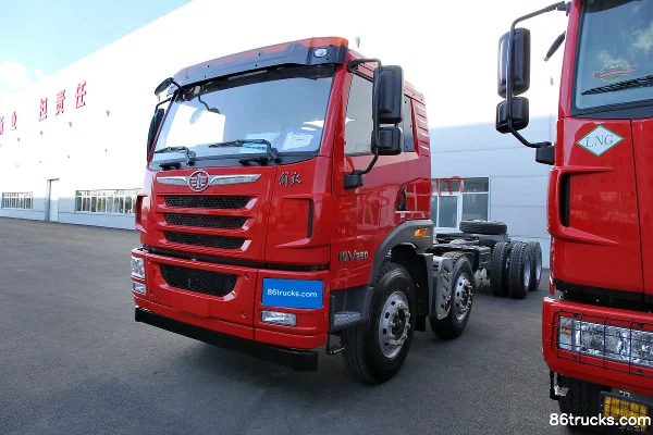 FAW Jiefang Qingdao HanV 290 ch 8X4(12 roues) châssis de camion benne 7,2 m Extérieur (2) | 86Trucks