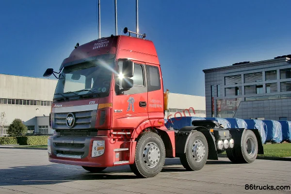 Foton AumanETX 6 Series Heavy Truck Super Power Edition 400 hp 6X2(8 wheels) Tractor Truck Exterior (3) | 86Trucks