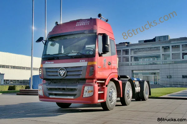 Foton AumanETX 6 Series Heavy Truck Super Power Edition 400 hp 6X2(8 wheels) Tractor Truck Exterior (2) | 86Trucks