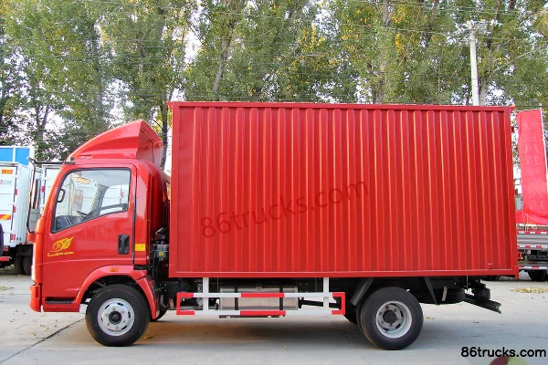 Sinotruk HOWO Hanjiang 108 hp 4X2(6 wheels) 4.2m single-row van light truck Exterior (3) | 86Trucks