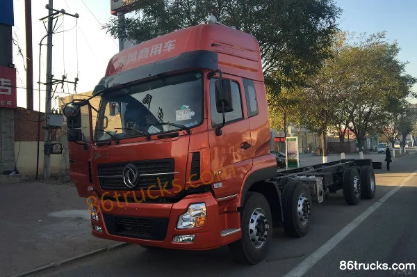Dongfeng Commercial Vehicle camion lourd Tianlong 350 ch 8X2(10 roues) camion porteur fourgon 9,6 m Extérieur