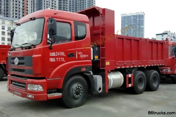 Sanhuan Shitong Yulong Heavy Truck 300 hp 6X4(10 wheels) 5.8m Construction Dump Truck Exterior