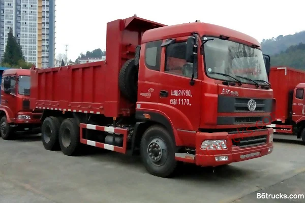 Sanhuan Shitong Yulong Heavy Truck 300 hp 6X4(10 wheels) 5.8m Construction Dump Truck Exterior (2) | 86Trucks
