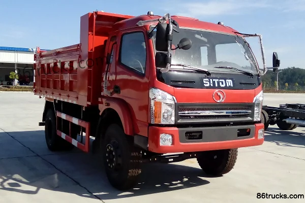 Sanhuan Shitong 1059 Fuxingka 130hp 4X2(6 wheels) 3.8m Dump Truck Exterior (2) | 86Trucks