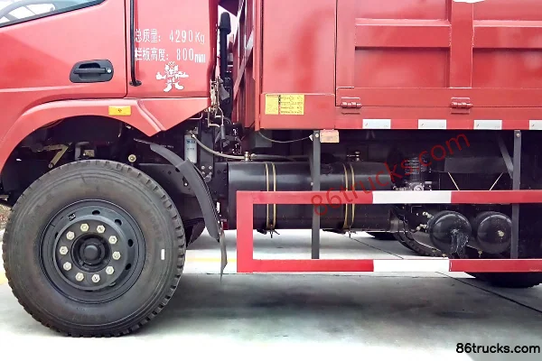 Sanhuan Shitong 1049 Fuxingka 130hp 4X2(6 wheels) 3.8m Dump Truck Exterior (3) | 86Trucks