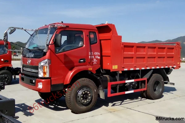 Sanhuan Shitong 1049 Fuxingka 130hp 4X2(6 wheels) 3.8m Dump Truck Exterior