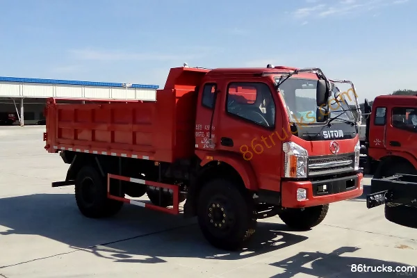 Sanhuan Shitong 1049 Fuxingka 130hp 4X2(6 wheels) 3.8m Dump Truck Exterior (2) | 86Trucks