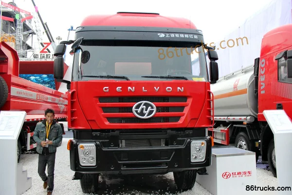 SAIC Hongyan SAIC Hongyan Genlyon Heavy Truck powder tank truck