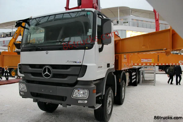 SANY 66m Concrete Pump Truck (Mercedes-Benz Chassis) 10X4(14 wheels) Exterior (2) | 86Trucks