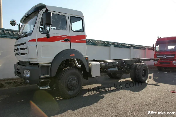 Beiben NG80 série camion lourd 220 ch 8X2(10 roues) 9,5 m camion porteur à ridelles avec cabine avancée Extérieur (3) | 86Trucks
