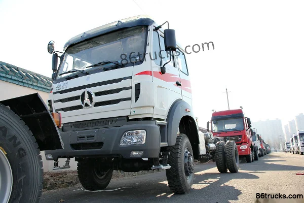 Beiben NG80 série camion lourd 220 ch 8X2(10 roues) 9,5 m camion porteur à ridelles avec cabine avancée Extérieur (2) | 86Trucks