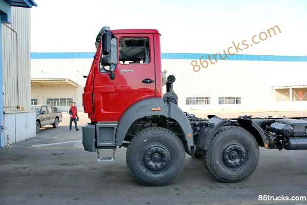 Beiben NG80 série camion lourd 300 ch 8X4(12 roues) camion porteur à ridelles 8,9 m cabine avancée Extérieur (3) | 86Trucks