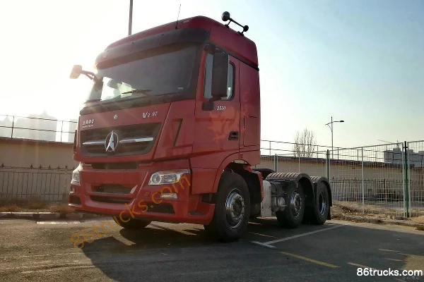 Beiben V3HT heavy truck 375hp 6X2(8 wheels) tractor truck Exterior (3) | 86Trucks