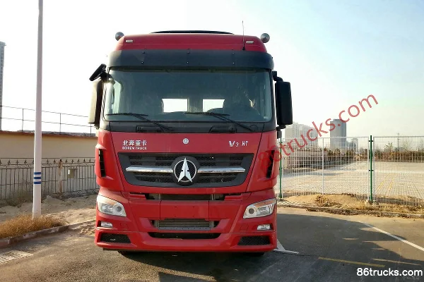 Beiben V3HT heavy truck 375hp 6X2(8 wheels) tractor truck Exterior