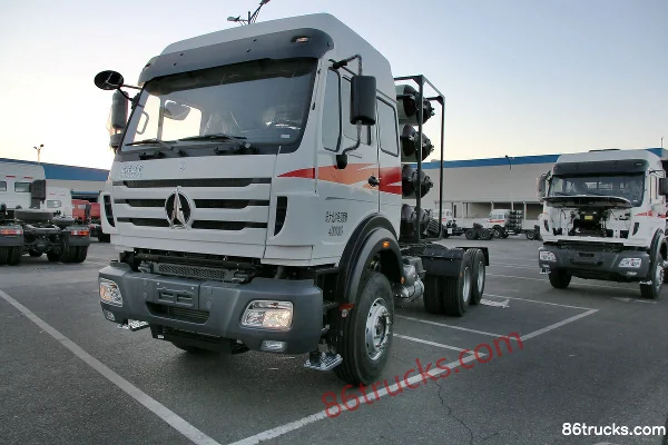 Beiben NG80 Heavy Truck 336 hp 6X4(10 wheels) LNG Tractor Truck Exterior (3) | 86Trucks