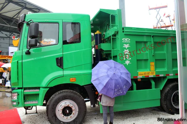Hualing Hanma H6 heavy truck 345 hp 8X4(12 wheels) 7.8m dump truck Exterior (3) | 86Trucks