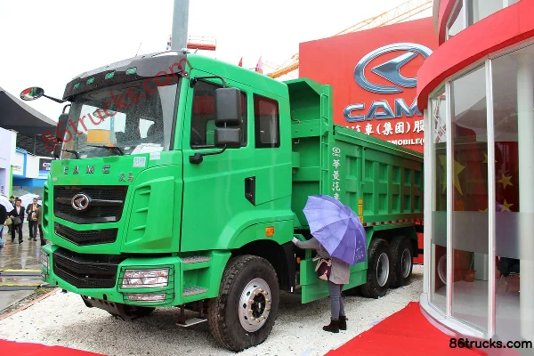 Hualing Hanma H6 heavy truck 345 hp 8X4(12 wheels) 7.8m dump truck Exterior (2) | 86Trucks