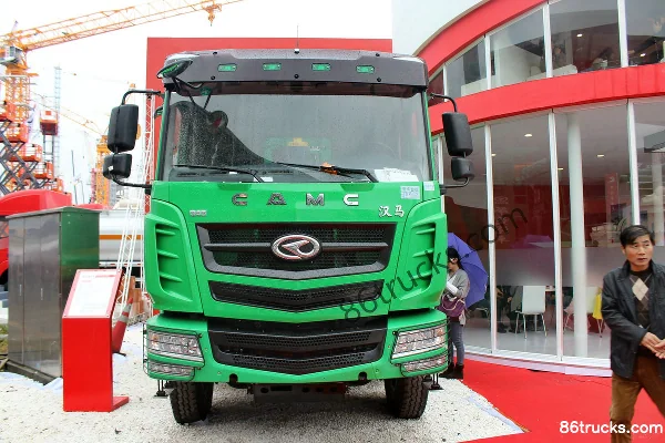 Hualing Hanma H6 heavy truck 375 hp 8X4(12 wheels) 7.8m dump truck Exterior