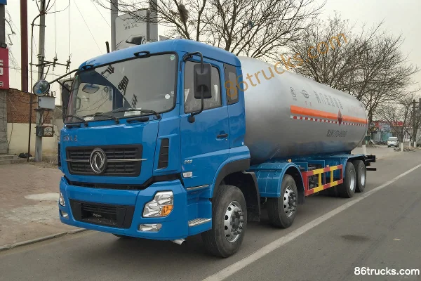 Dongfeng Commercial Vehicle Tianlong 292 hp 8X4(12 wheels) Liquefied Gas Transport Truck Exterior (3) | 86Trucks