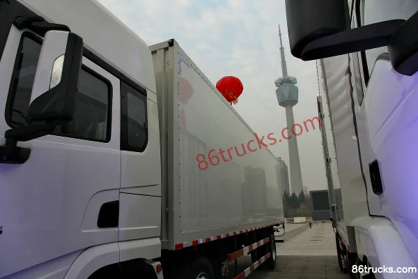 SHACMAN Delong X3000 245 hp 6X2(8 wheels) 9.5m Van Cargo Truck Chassis (1) | 86Trucks