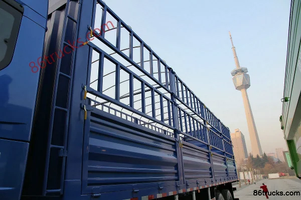 SHACMAN Cummins Delong X3000 345 hp 8X4(12 wheels) 9.5m Stake Cargo Truck Chassis (1) | 86Trucks