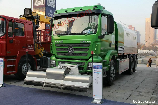 SHACMAN Delong New M3000 290 hp 6X4(10 wheels) Cleaning Truck Exterior (2) | 86Trucks
