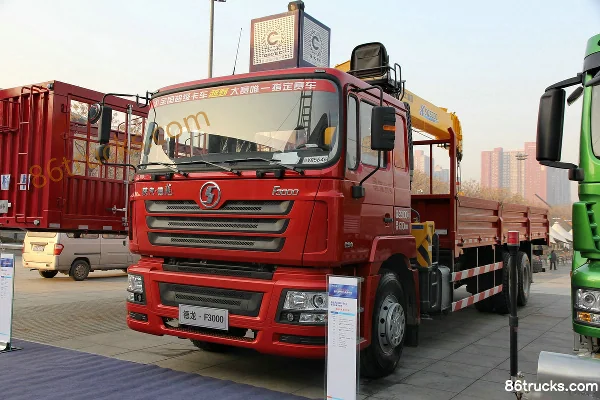 SHACMAN Delong F3000 290 hp 6X4(10 wheels) Truck-mounted Crane Exterior (2) | 86Trucks