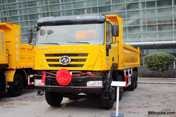 SAIC Hongyan New JinGang Heavy Truck 320 hp 8X4(12 wheels) 6.5m Dump Truck (SDEC) Exterior (3) | 86Trucks