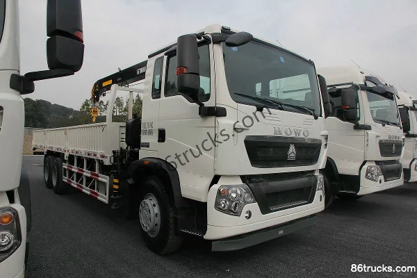 Sinotruk HOWO T5G 280 hp 6X4(10 wheels) Truck Mounted Crane Exterior (2) | 86Trucks