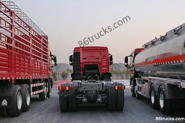 Sinotruk SITRAK C7H camion lourd 360 ch 8X4(12 roues) camion malaxeur (châssis) Extérieur (3) | 86Trucks
