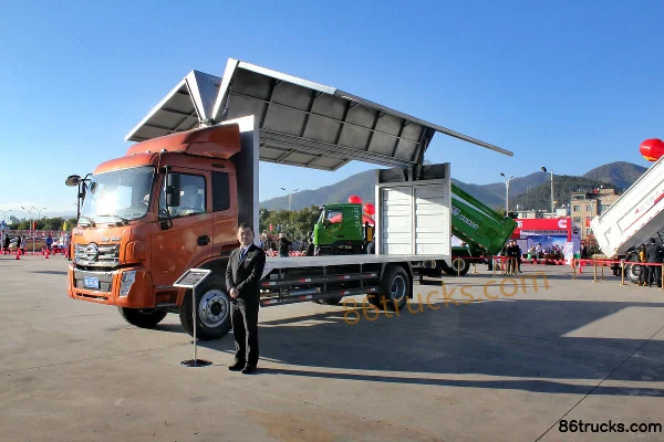 Shijun Kaiwoda medium truck 160 hp 4X2(6 wheels) 6.8m van cargo truck (LFJ5160XXY2) Exterior (3) | 86Trucks
