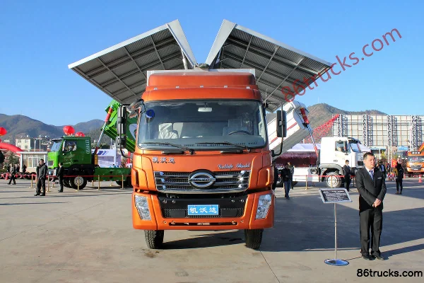 Shijun Kaiwoda medium truck 160 hp 4X2(6 wheels) 6.8m van cargo truck (LFJ5160XXY2) Exterior (2) | 86Trucks